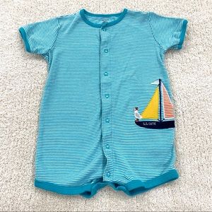 Carter’s S.S Cutie Boat Romper sz 18 mos